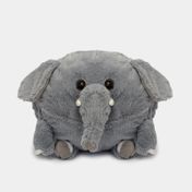 Cojín de 35 x 35 cm calentador de manos diseño elefante