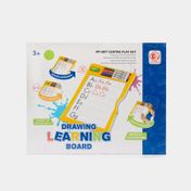Tablero de dibujo con accesorios x 18 piezas amarillo