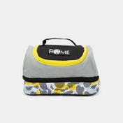 Lonchera Best Home con 2 bolsillos, amarilla con gris