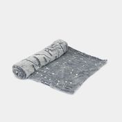 Manta de 130 x 150 cm constelaciones gris