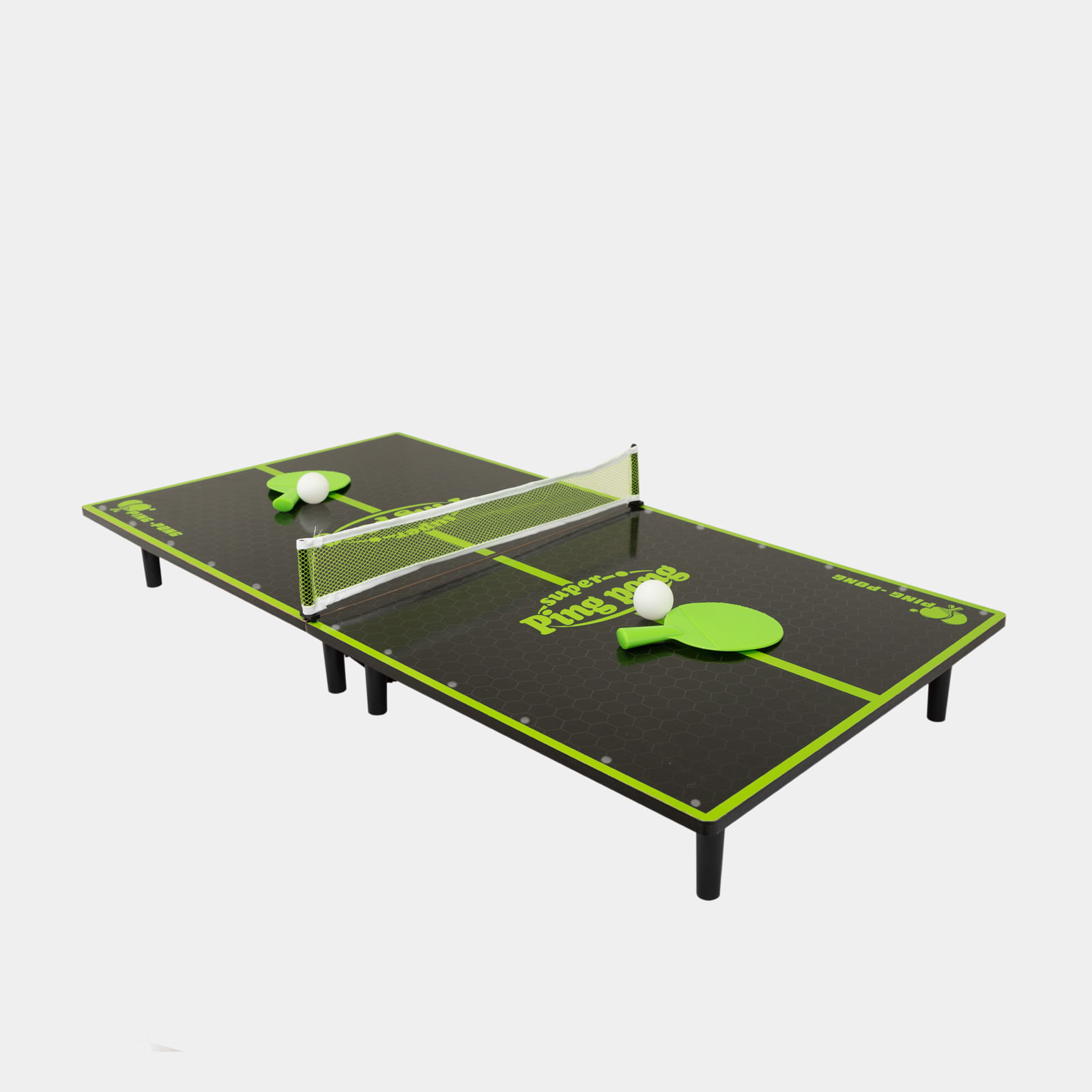 Juego de mesa ping pong con luz