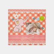 Álbum fotográfico de 22 x 23,5 cm con diseño de elefante rosado