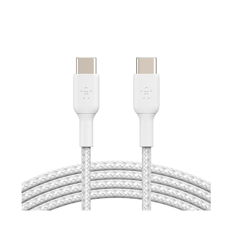 Belkin Boost Charge Cable Trenzado USB-A a USB-C 1m Blanco