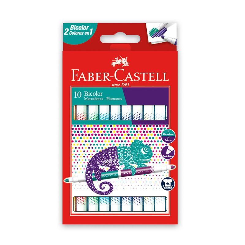 Faber Castell Plumones 12 colores 