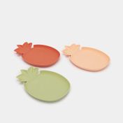 Bandeja de 23,5 x 15 cm diseño piña x3 unidades