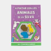 A pintar con los animales de la selva