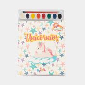 Libro acuarela: unicornio