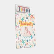 Libro acuarela: unicornio