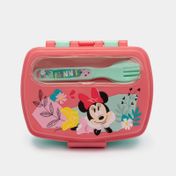 Portacomida con cubiertos y diseño de Minnie de 5.7 x 17.2 cm