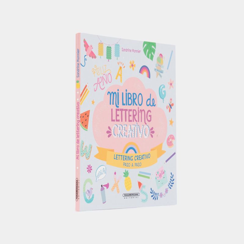 libro lettering creativo rosa 48 pag