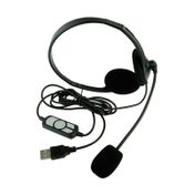 Audífonos Maxell tipo diadema USB con micrófono