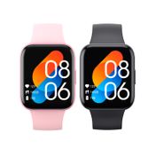 Combo smartwatch Havit M9021 negro y rosado