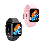Combo smartwatch Havit M9021 negro y rosado