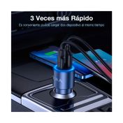 Cargador de carro 1 Hora de 35 W 3A con cable tipo C