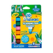 Plumones lavables Squeaks x 8 unidades