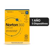 Norton 360 Deluxe para 5 dispositivos, (código digital)