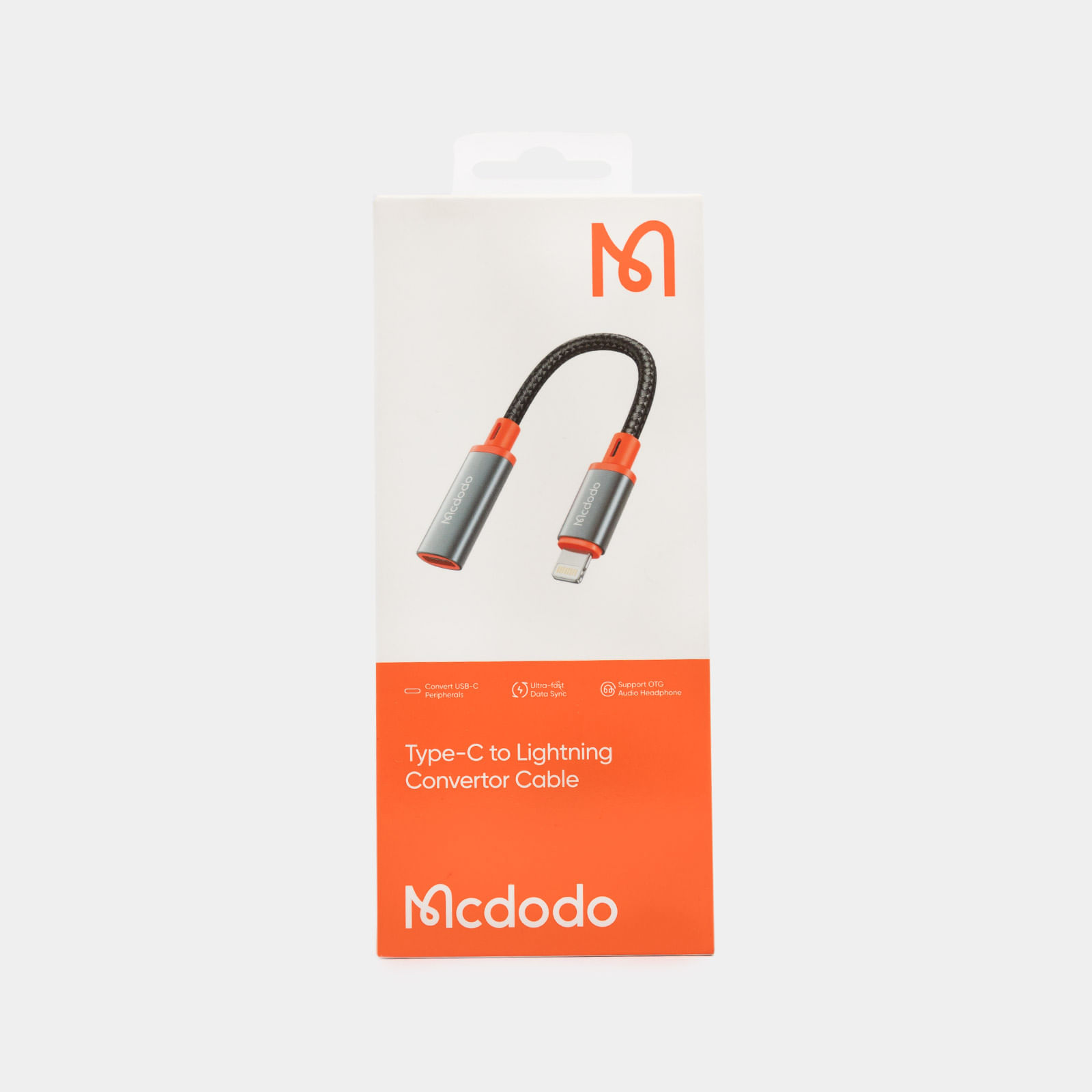 Adaptador Lightning a USB-A 3.0 Mcdodo, plateado