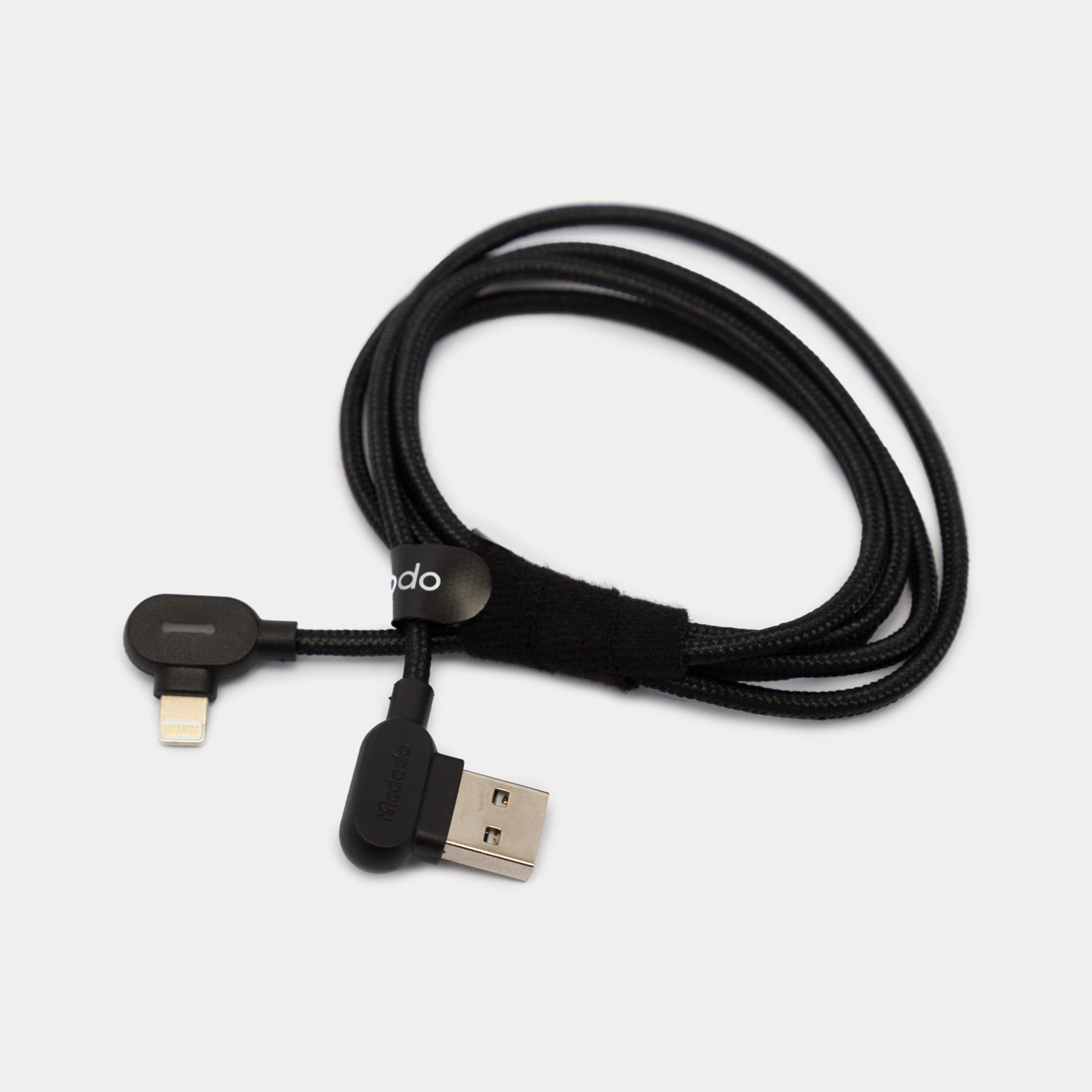 Adaptador USB Micro B a Lightning Negro