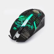 Mouse gaming alámbrico Ghostgrip RGB negro