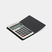 Calculadora básica Casio LC-403TV con estuche, gris con plateado