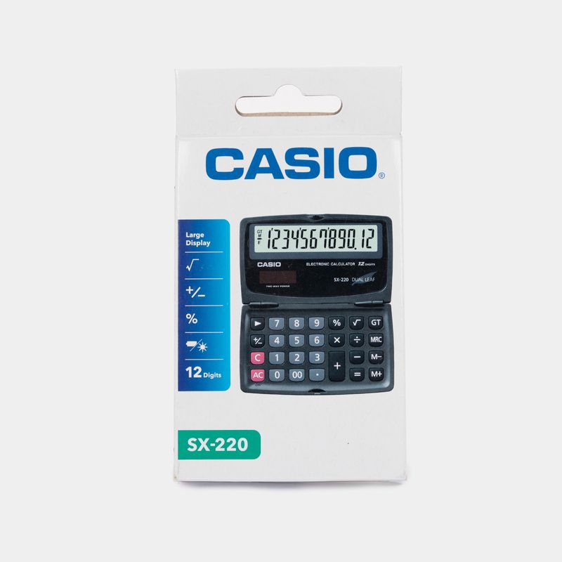 Casio sx best sale 220 dual leaf