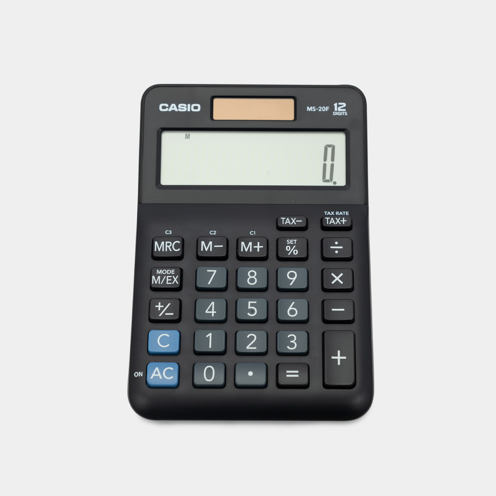 Calculadora b sica Casio MS 20F negra