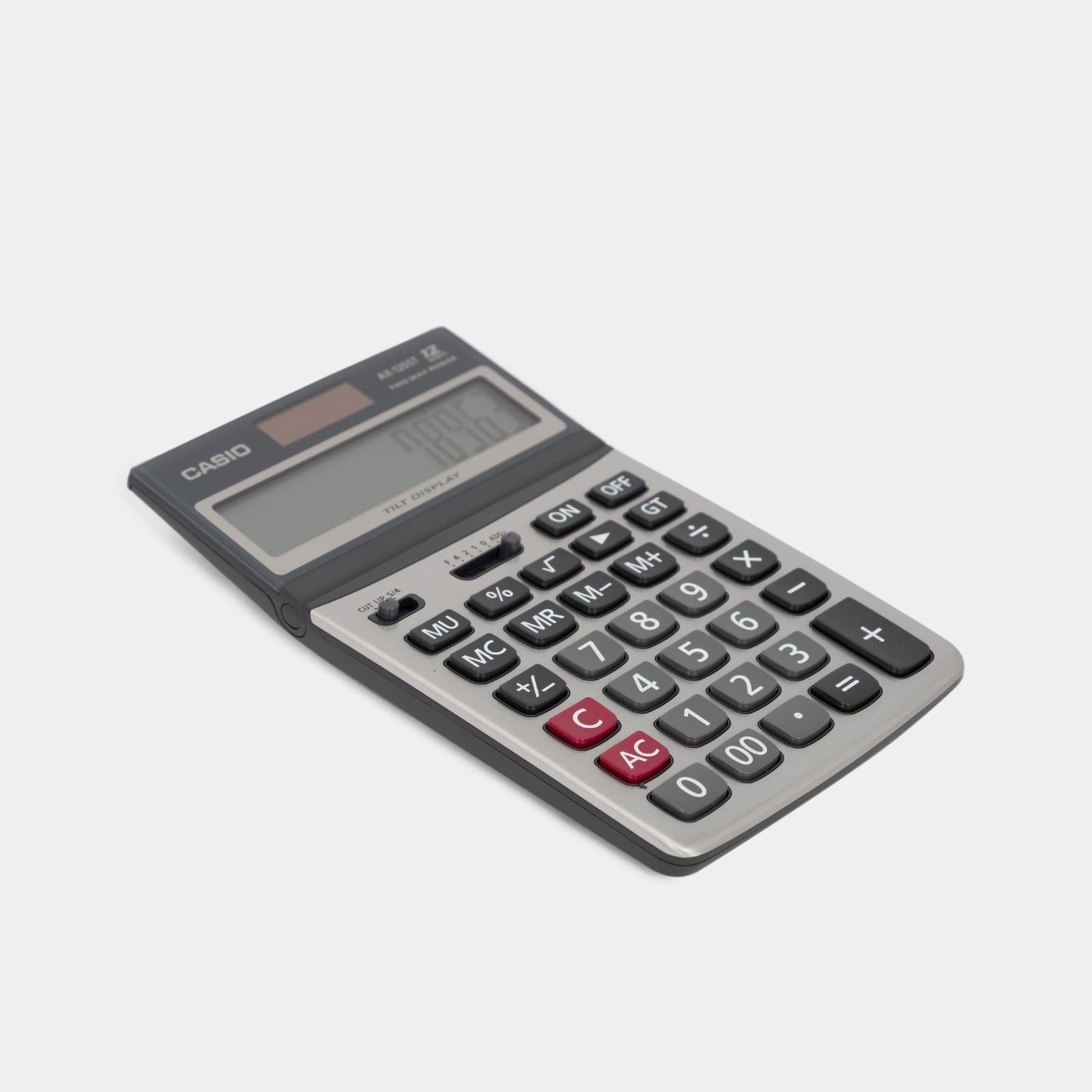 Calculadora De Mesa Casio AX-120ST, Gris