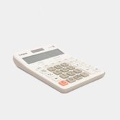 Calculadora de mesa Casio DX- 12B-WE, blanca