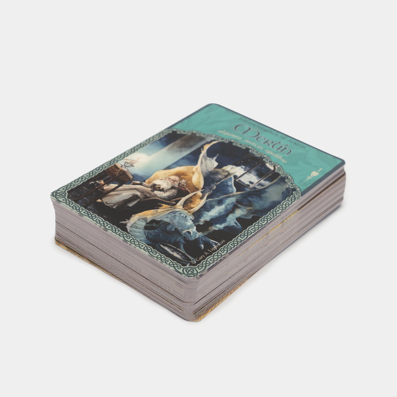 La Sabiduría de Ávalon: 52 cartas oráculo y libro guía by Colette