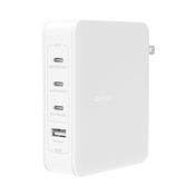 Cargador de pared GaN Belkin blanco con 4 puertos