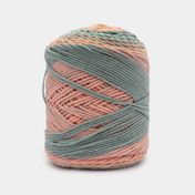 Rollo de lana x 200 metros 100 g, tonos pastel multicolor