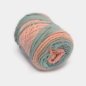 Rollo de lana x 200 metros 100 g, tonos pastel multicolor