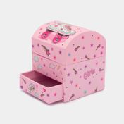 Joyero rosado con diseño de patín de 11 x 9 cm