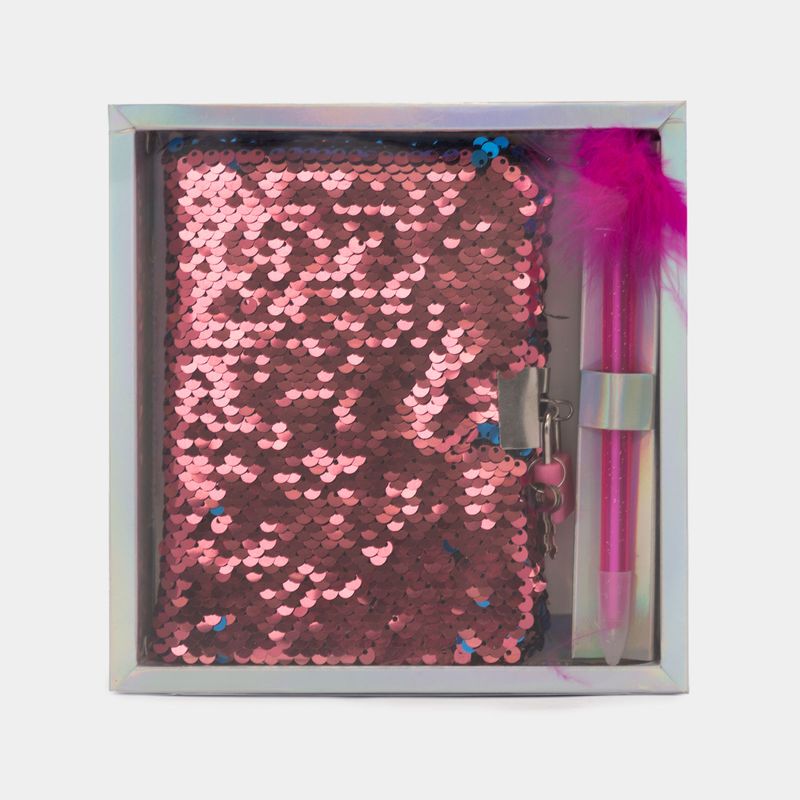 diario-de-lentejuelas-con-candado-boligrafo-fucsia-y-azul-3-7701016605540
