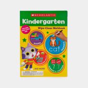 Kindergarten wipe-clean workbook