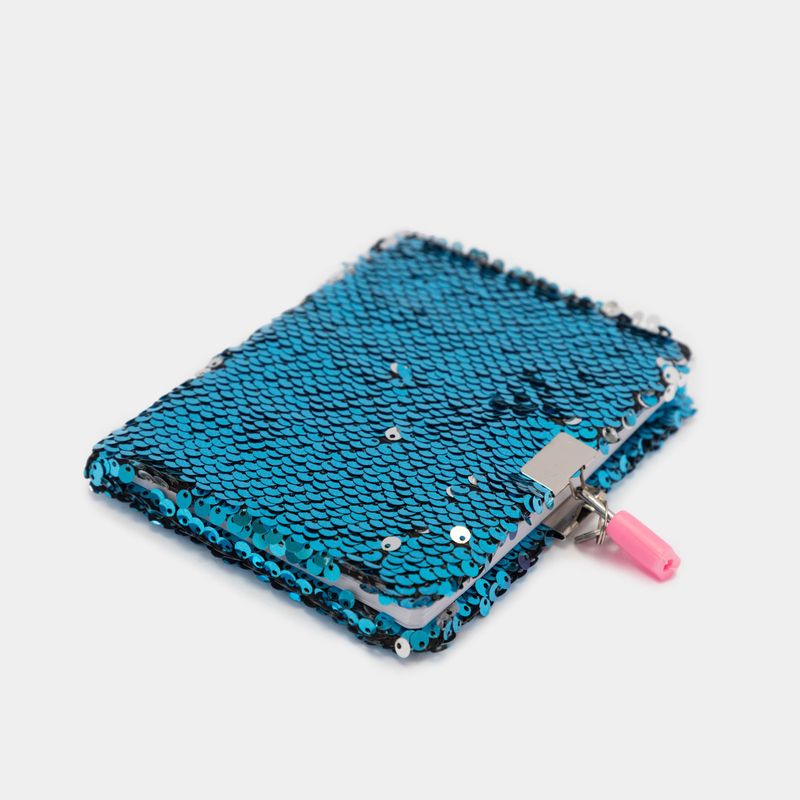 diario-de-lentejuelas-con-candado-boligrafo-azul-y-plateado-2-7701016605557