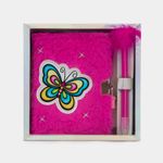 diario-de-peluche-con-candado-boligrafo-diseno-mariposa-5-7701016605588