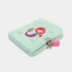 diario-de-peluche-con-candado-boligrafo-diseno-sirena-2-7701016605595