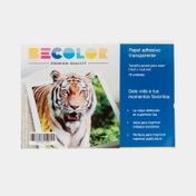 Papel adhesivo transparente tamaño postal para láser x 15 hojas