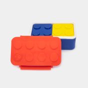 Set de portacomidas x 3 piezas diseño de Bloques
