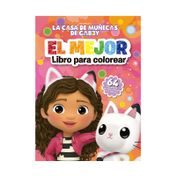 La casa de muñecas de Gabby: el mejor libro para colorear