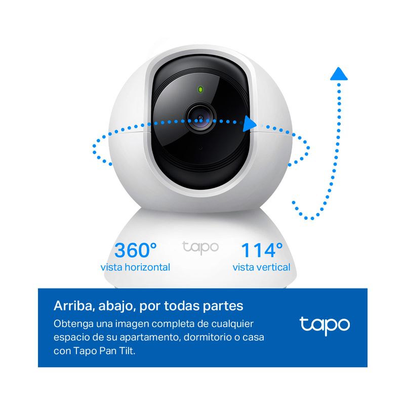 Tapo C200, Cámara Wi-Fi de seguridad para el hogar Pan / Tilt