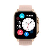 Smartwatch cuadrado y rosado para mujer Multitech