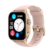 Smartwatch cuadrado y rosado para mujer Multitech