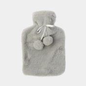 Bolsa para agua caliente con cubreojos y diseño de pingüino de 1 litro