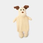 Bolsa para agua caliente con diseño perro de peluche de 1 litro