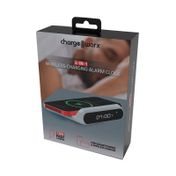 Cargador inalámbrico 2 en 1 carga rápida de 10 W con reloj despertador