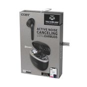 Audífonos In ear Bluetooth Coby Active Noise, negros