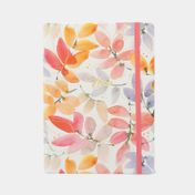 Libreta ejecutiva de 20 x 14 cm diseño hojas multicolor