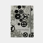 Libreta ejecutiva de 20 x 14 cm diseño engranajes
